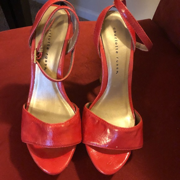 Red Charlotte Russe heels - Picture 3 of 3